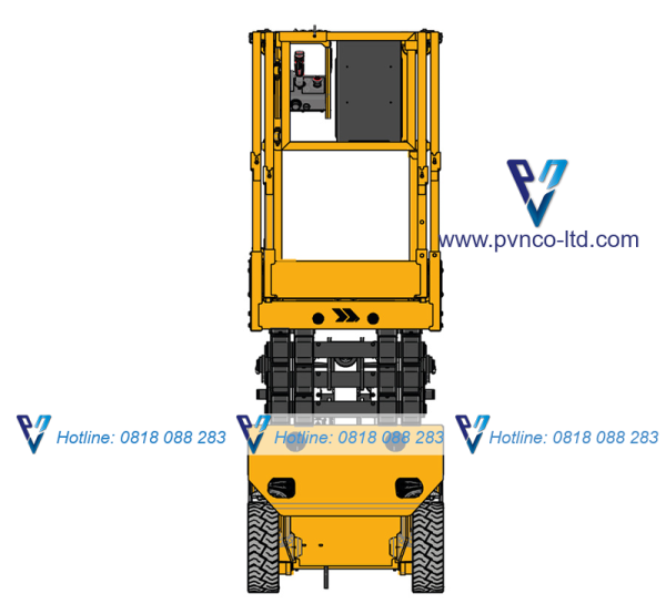 Xe nâng cắt kéo compact 8N Haulotte - Hình ảnh 2