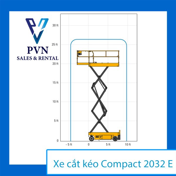 Bán xe nâng người Compact 2032 E - Hình ảnh 3