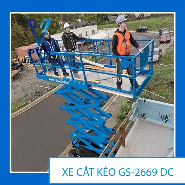 Xe nâng người cắt kéo GS-2669 RT/DC - Hình ảnh 3