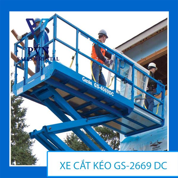 Xe nâng người cắt kéo GS-2669 RT/DC