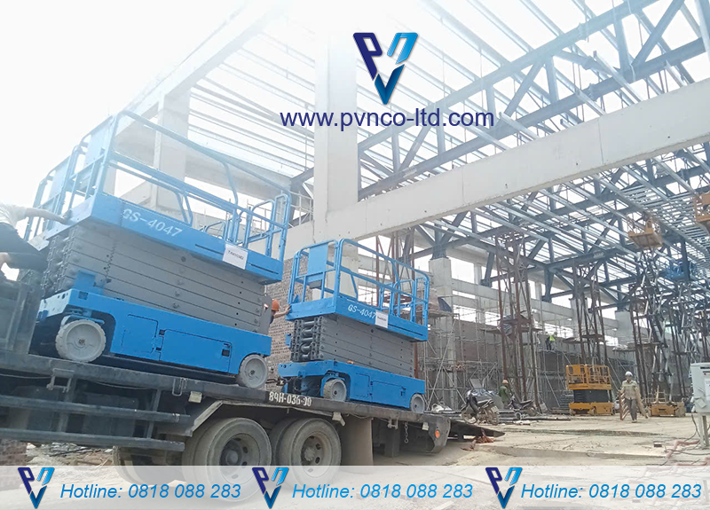 Cho thuê xe nâng người làm việc trên cao từ 6m đến 43m 