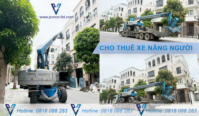 Các dòng xe nâng người làm việc trên cao từ 6m đến 43m