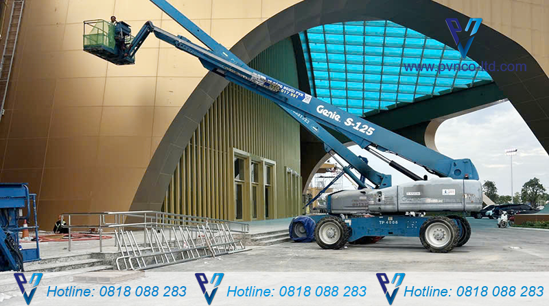 Cho thuê xe nâng người Boom Lift